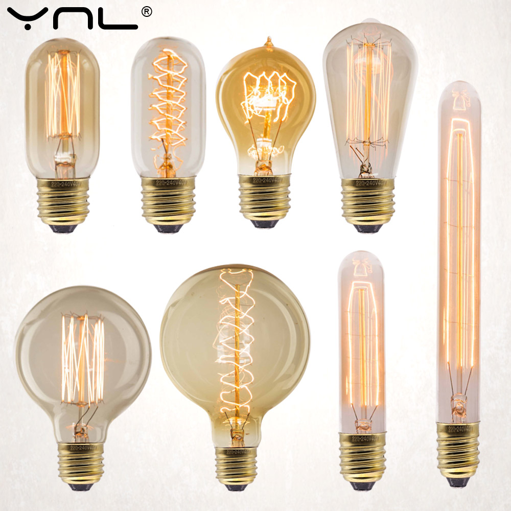 Home Decor Vintage - E27 Retro Edison Bulb 220V 40W