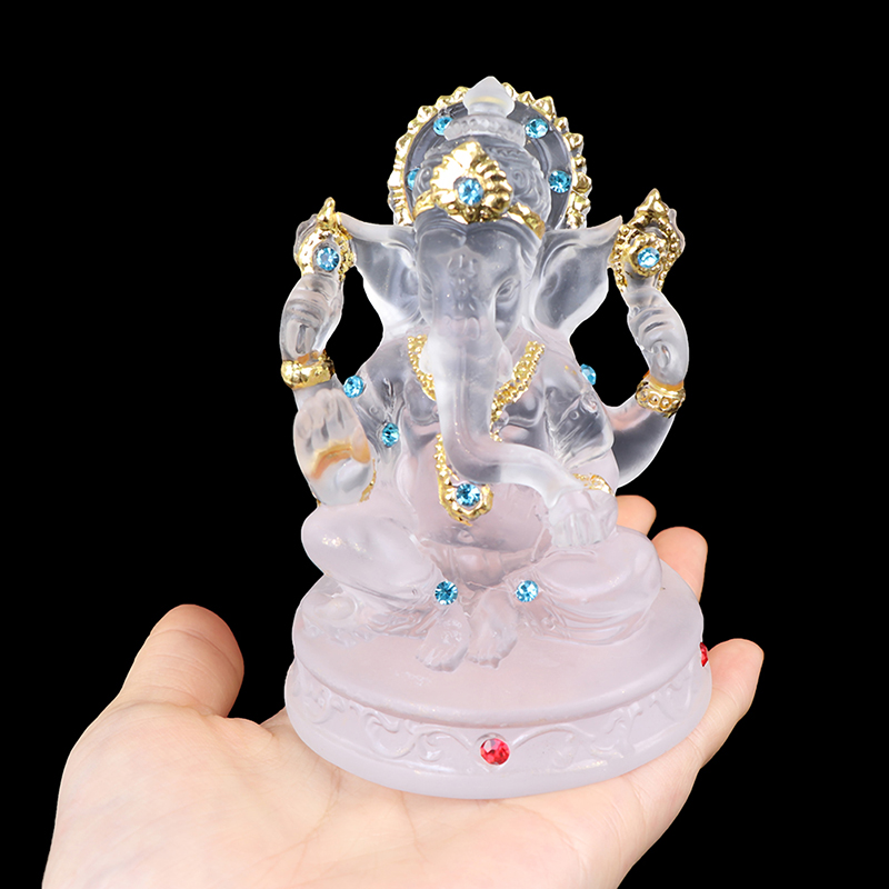 Home Decor Za - Resin Ganesha Statue Buddha Elephant hindu