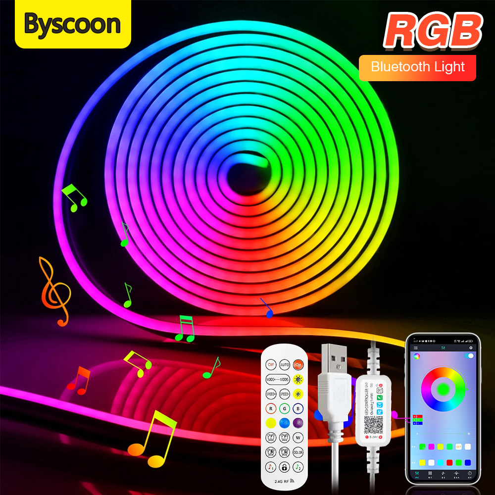 Home Decor App - RGB 5V USB Neon Strip Light