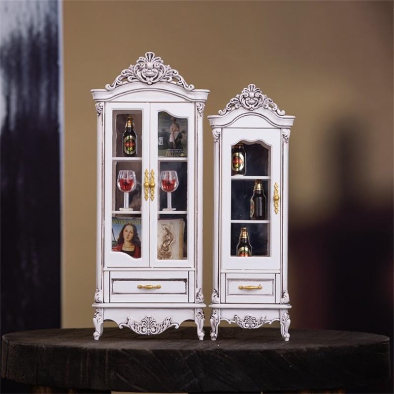 Home Decor Vintage - 1/12 Dollhouse Vintage Simulation Storage Cabinet