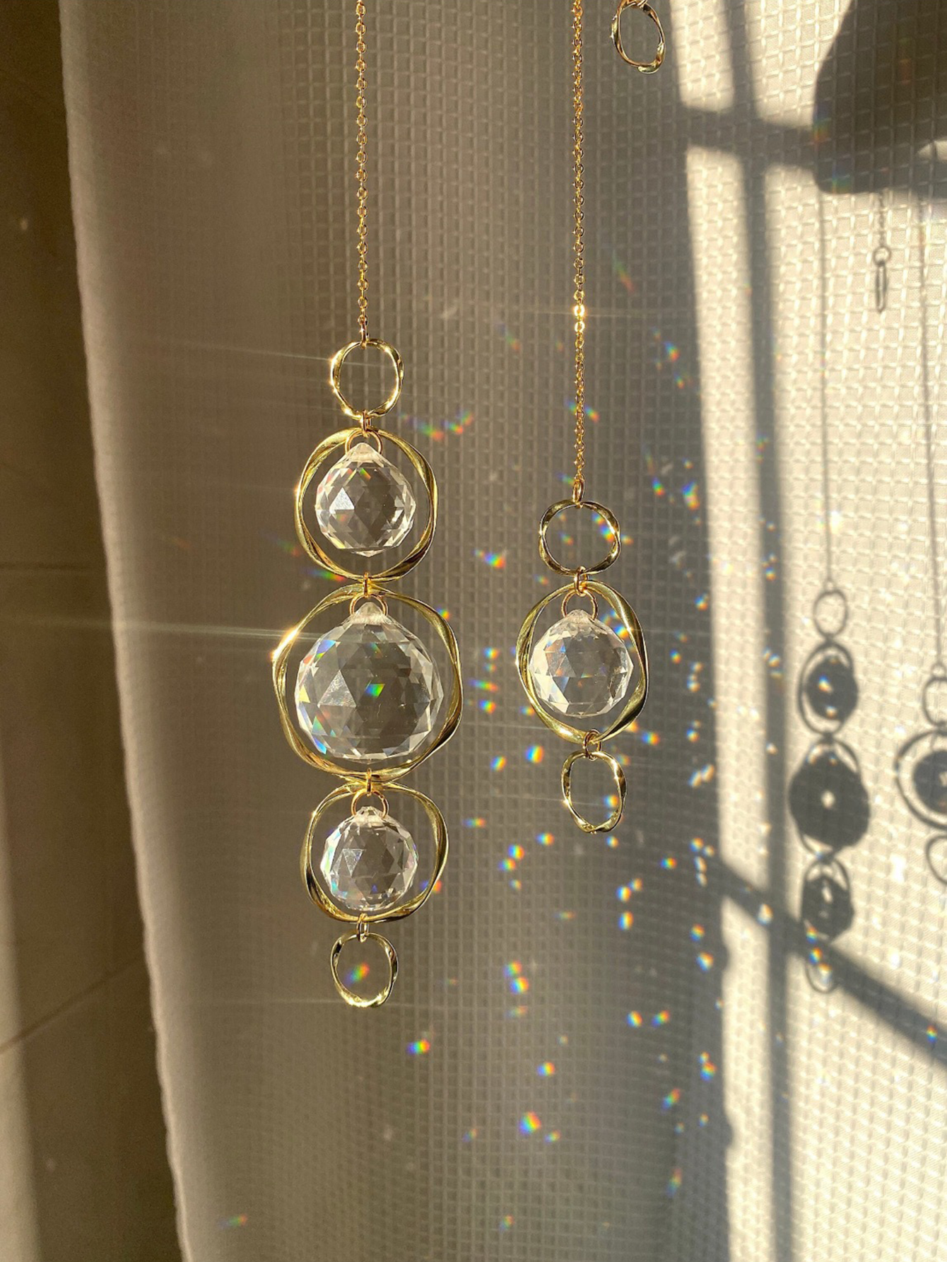 Crystal Sun Catcher - Crystal Suncatcher Hanging Decoration Rainbow Maker