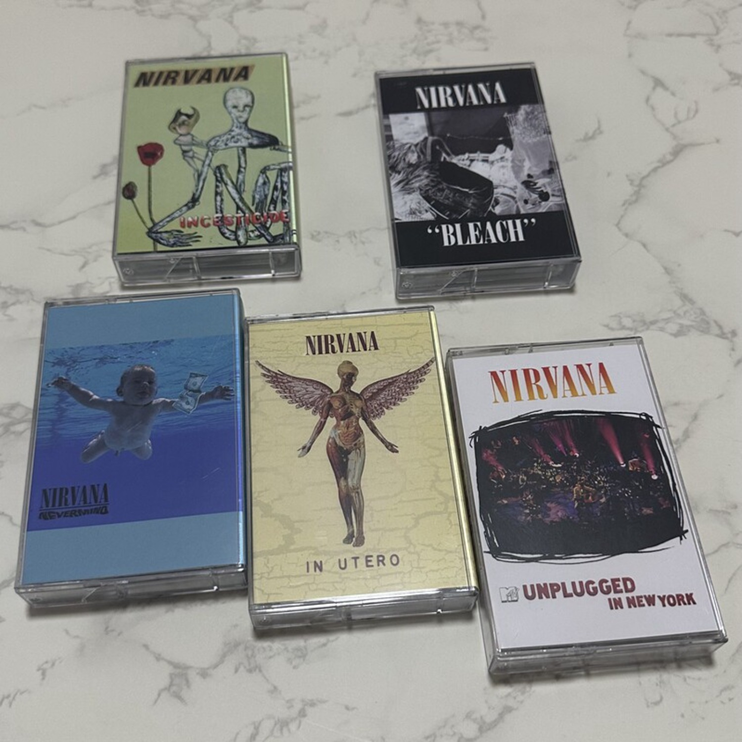 Home Decor Vintage - Nirvana Complete Album Collection Cassette Tape