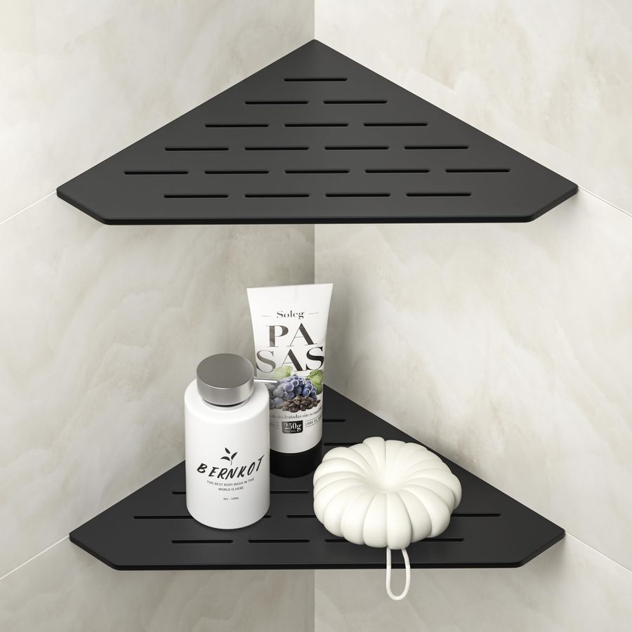 Floating Shelves - Shower Shelf 10 Matte Black 304
