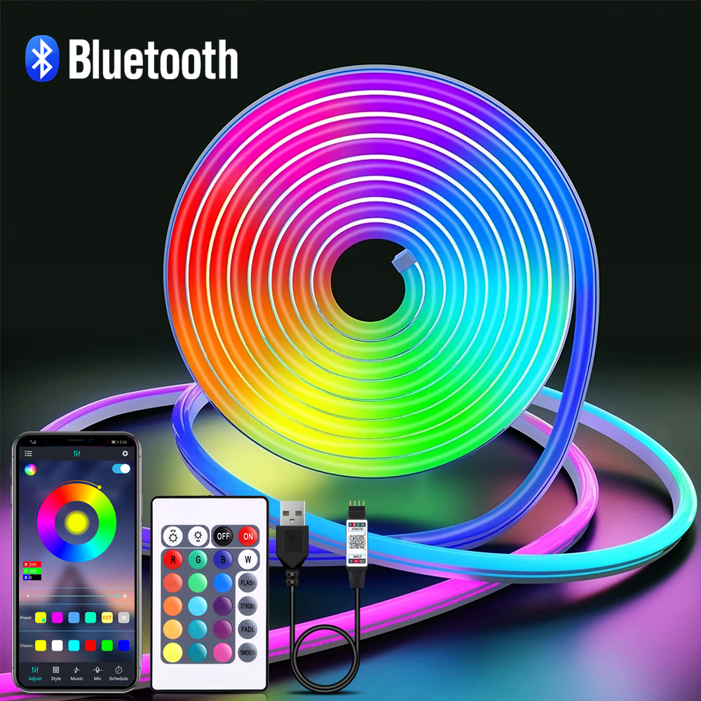 Home Decor App - 5V USB RGB Neon LED Strip