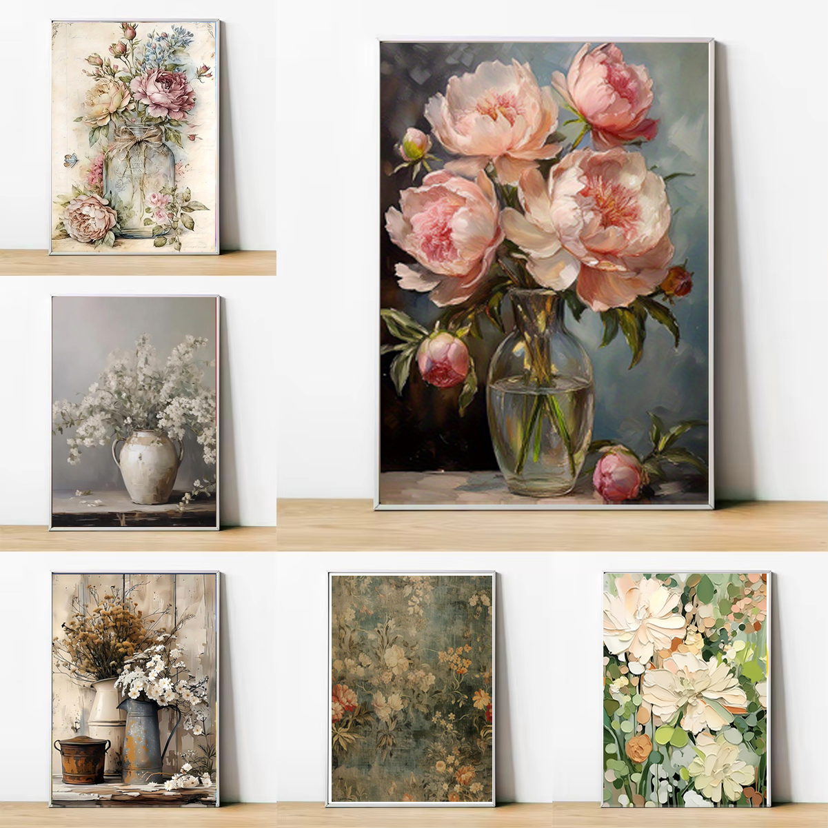 Home Decor Vase - No frame 1pcs Creative Vase Bouquet