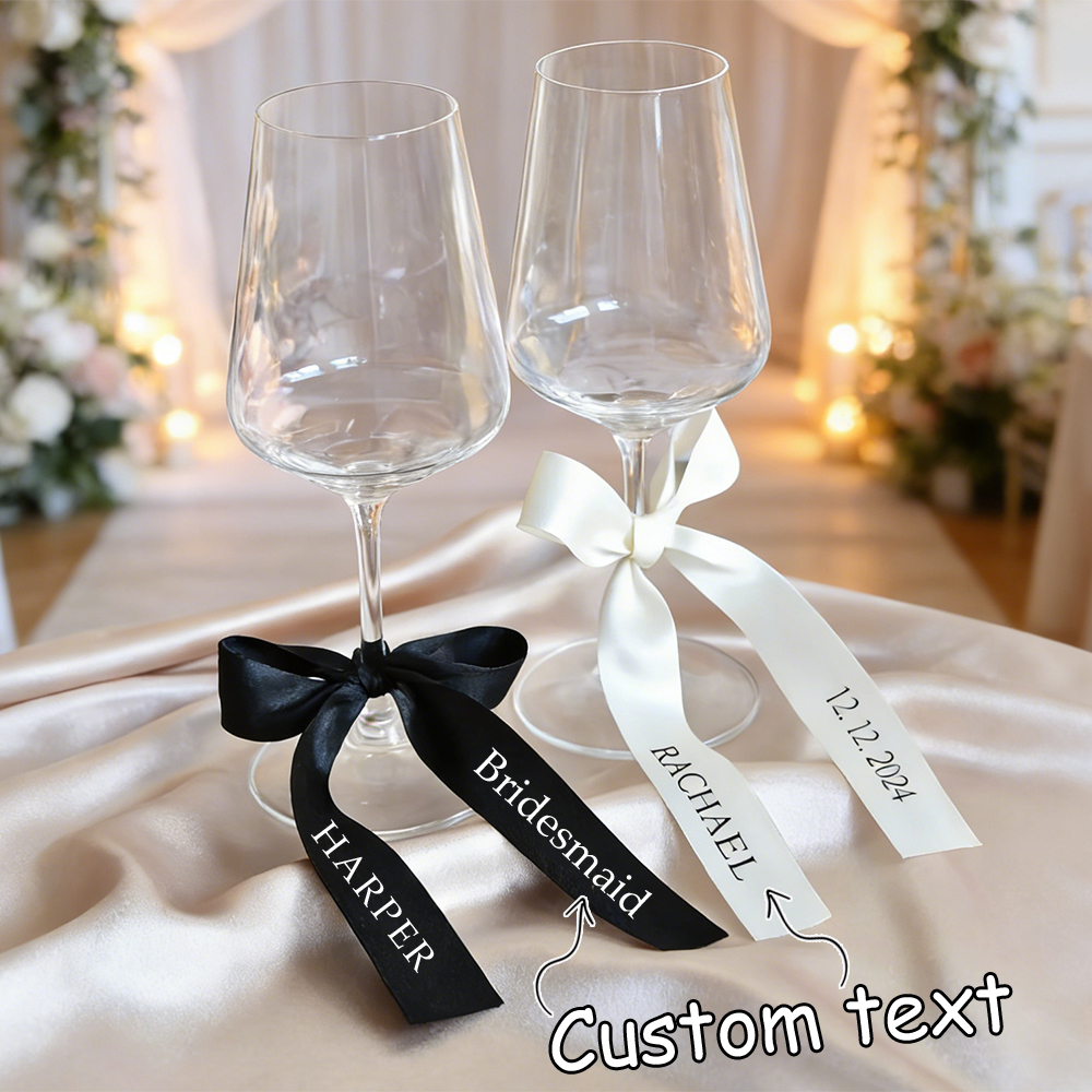 Home Decor Names - Custom Ribbon Customizable Personalized Name Date