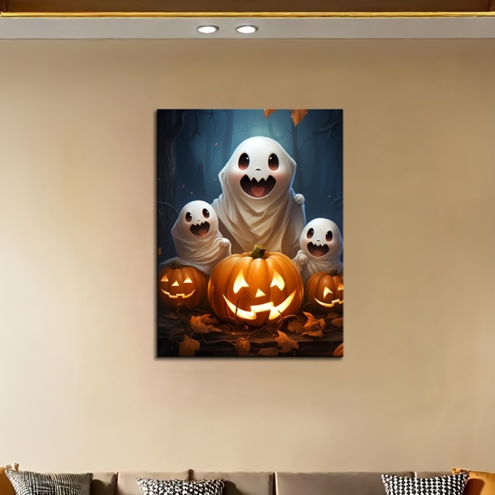 Home Decor Frames - 1.5 inch solid wood frame, Halloween
