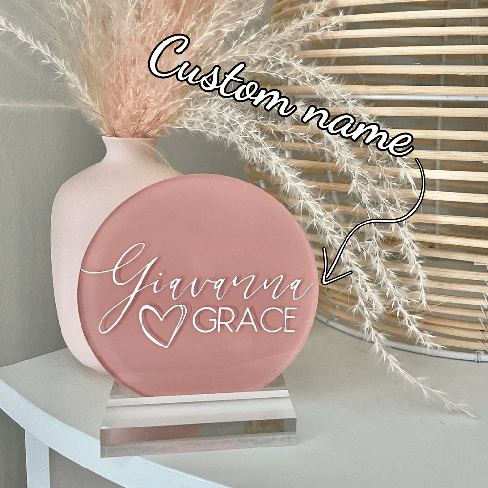 Home Decor Names - Custom Acrylic Ornament Customized Personalized Name