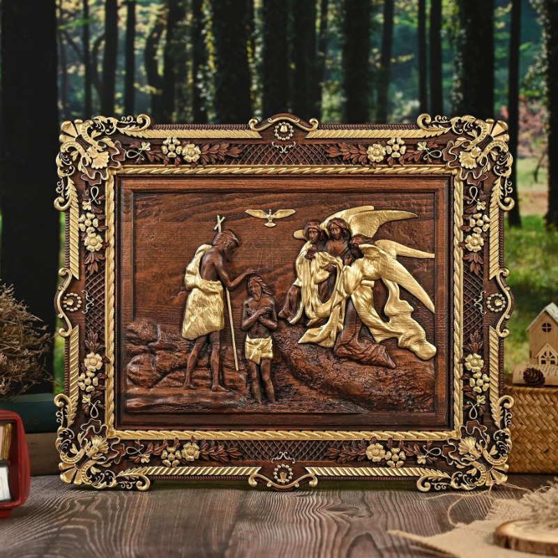 Handcrafted Wooden Relief Wall - Home Decor Frames reseña y precio