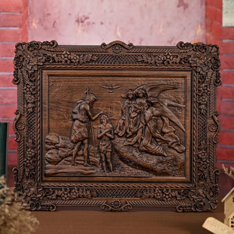 Handcrafted Wooden Relief Wall - Home Decor Frames reseña y precio