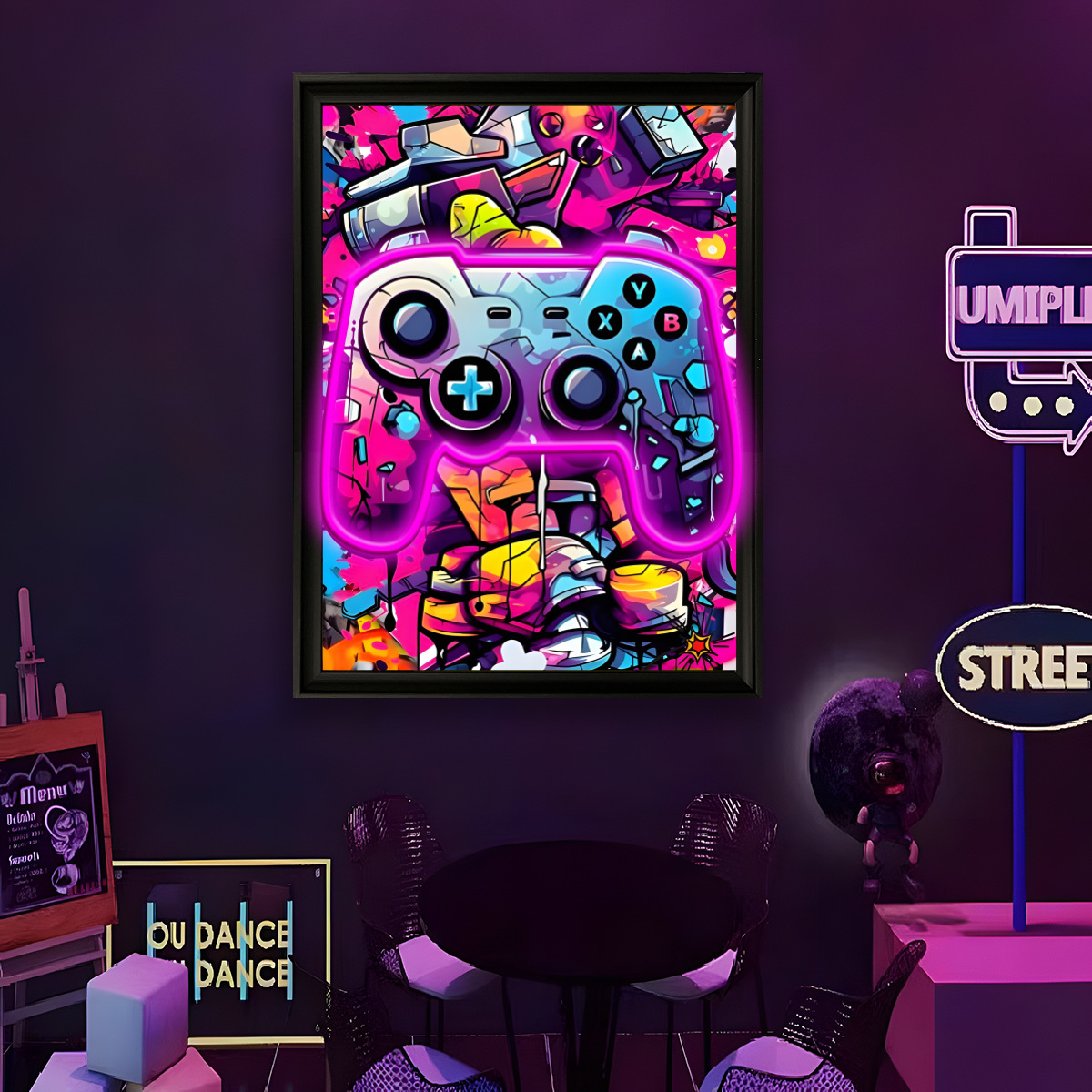 USB Powered LED Neon Light Fun - Home Decor Painting reseña y precio