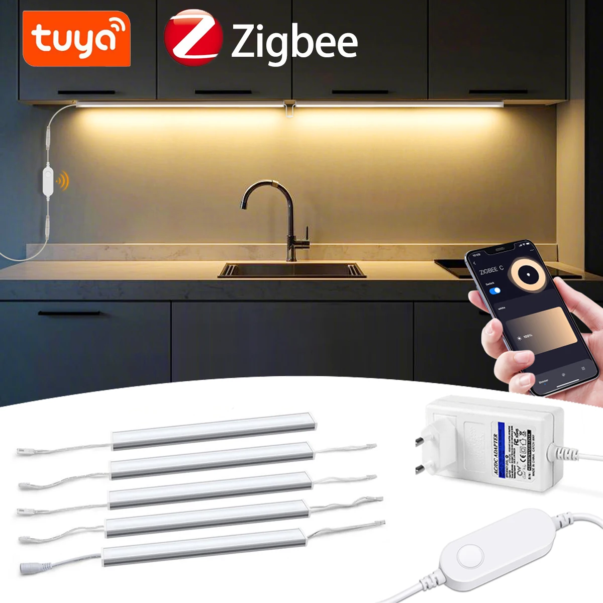 Smart Zigbee LED Lamp Under Ca - Home Decor App reseña y precio