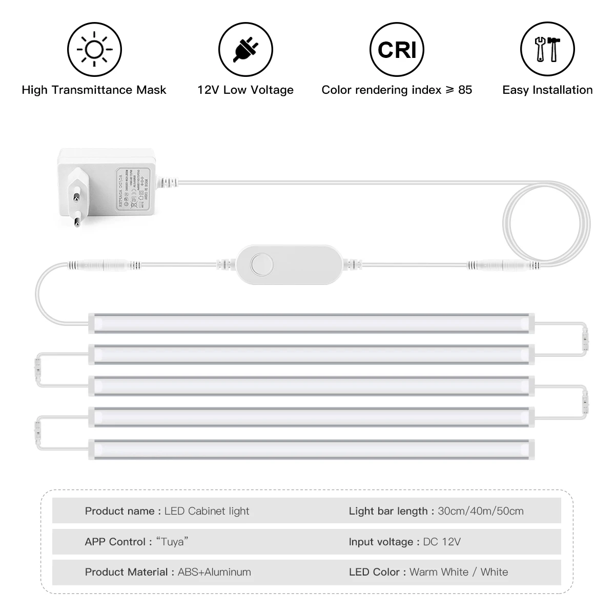 Smart Zigbee LED Lamp Under Ca - Home Decor App reseña y precio