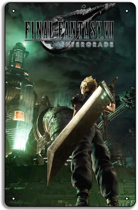Final Fantasy VII Game Poster  - Home Decor Games Free reseña y precio