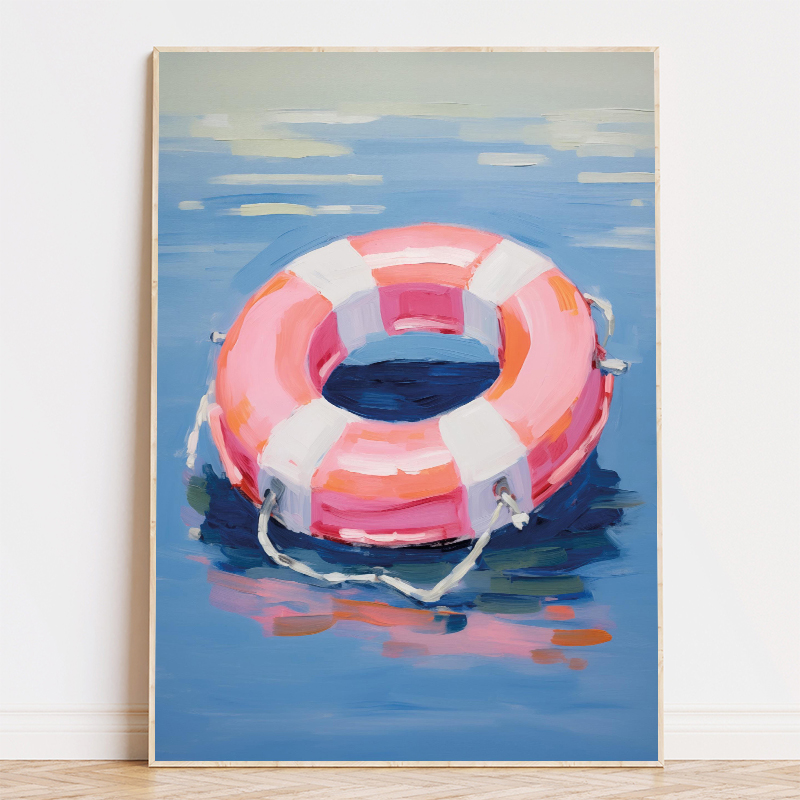 Colorful Pool Float Lifebuoy P - Floating Shelves reseña y precio