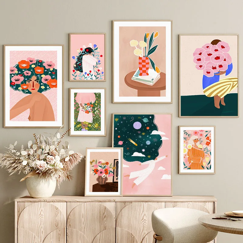 Frameless Boho Fashion  Flower - Home Decor Vase reseña y precio