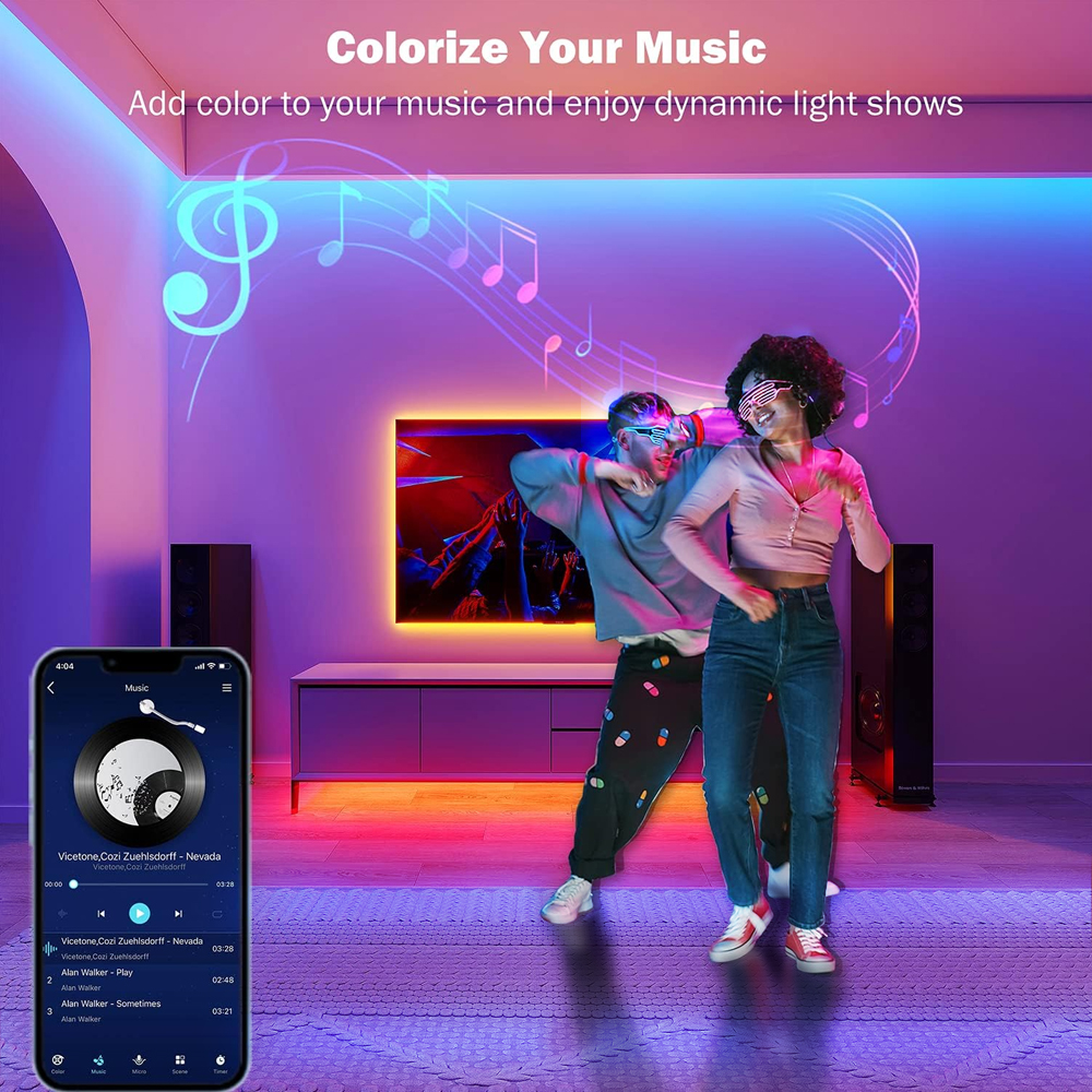 Led Lights for Bedroom 5050 RG - Home Decor App reseña y precio
