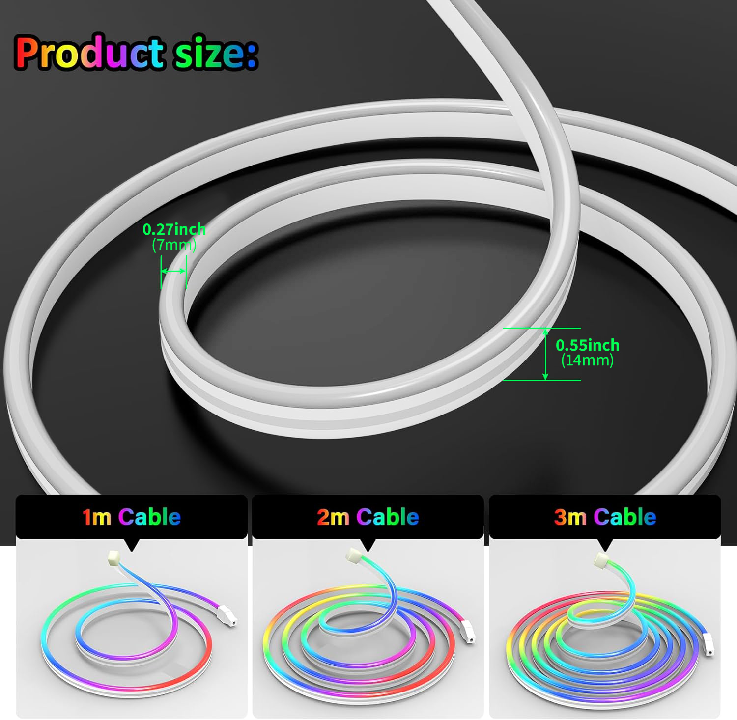 Bluetooth RGB Neon LED Strip 1 - Home Decor App reseña y precio