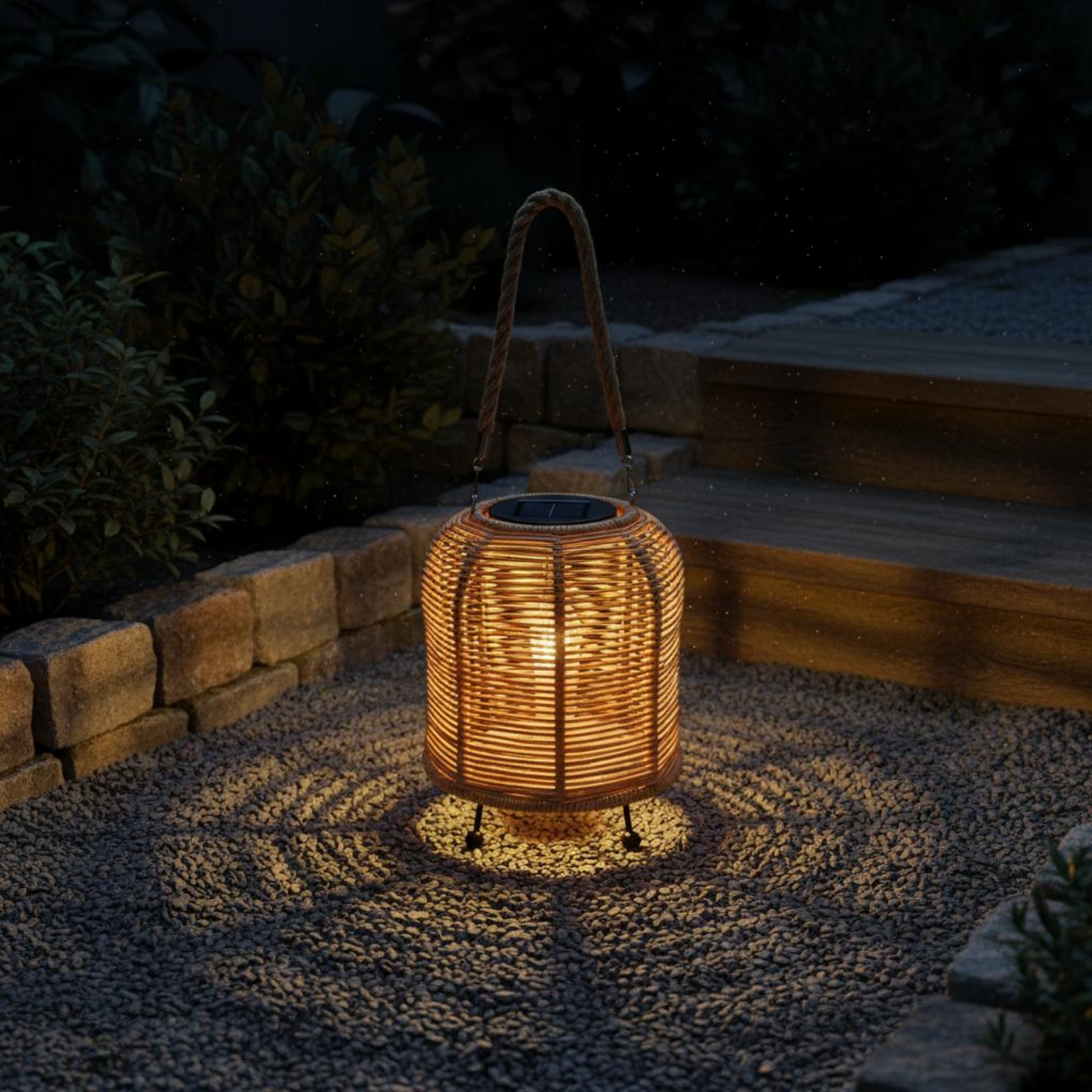 Handwoven Solar Lantern Braide - Home Decor Garden reseña y precio