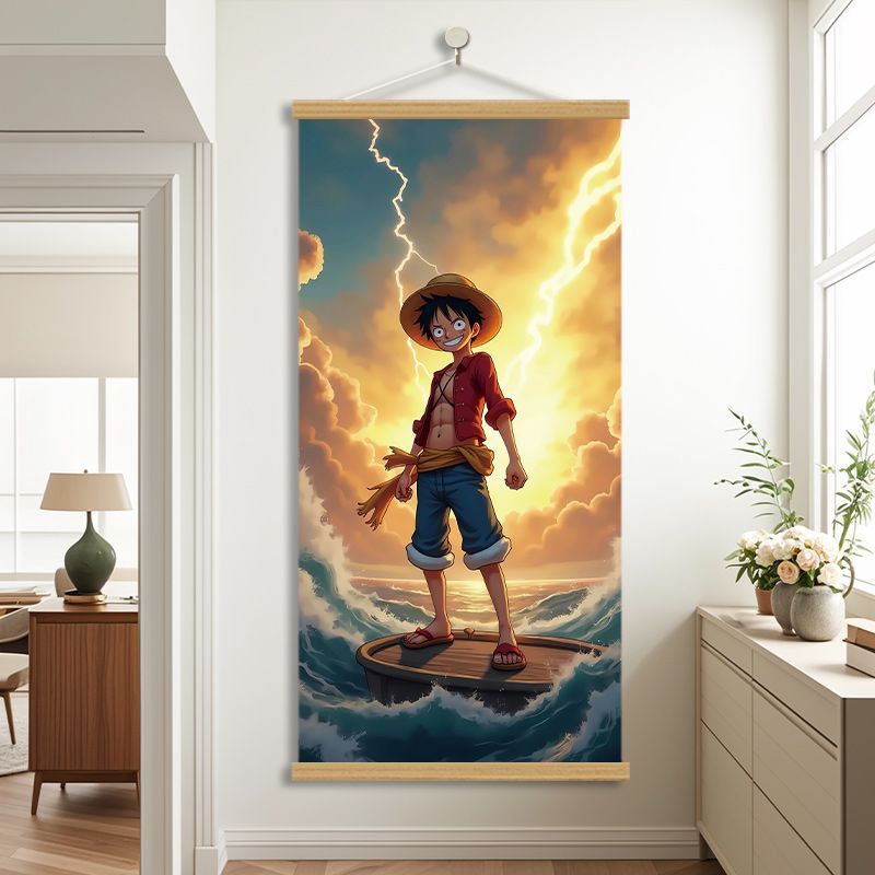 New One Piece Luffy Roronoa Zo - Home Decor Painting reseña y precio