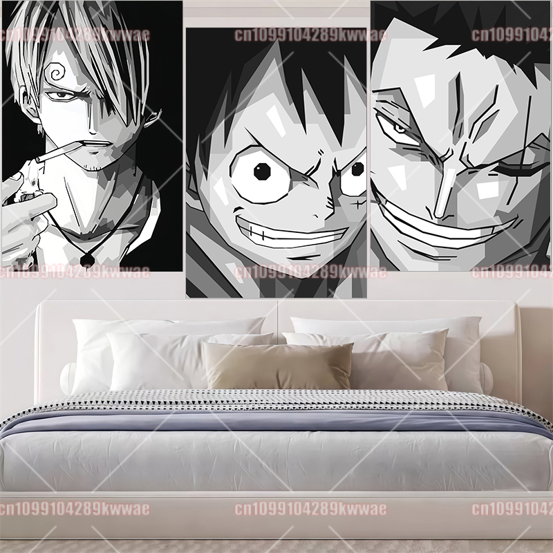 Classic One Piece Anime Cartoo - Canvas Painting reseña y precio