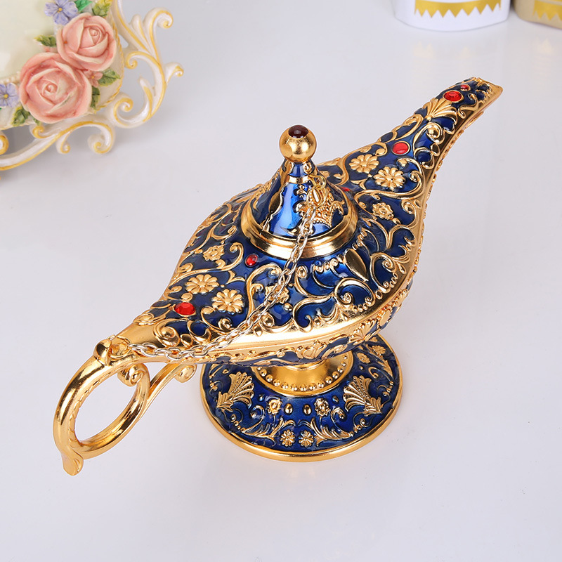 Large Size Aladdin Magic Lamp  - Home Decor Za reseña y precio