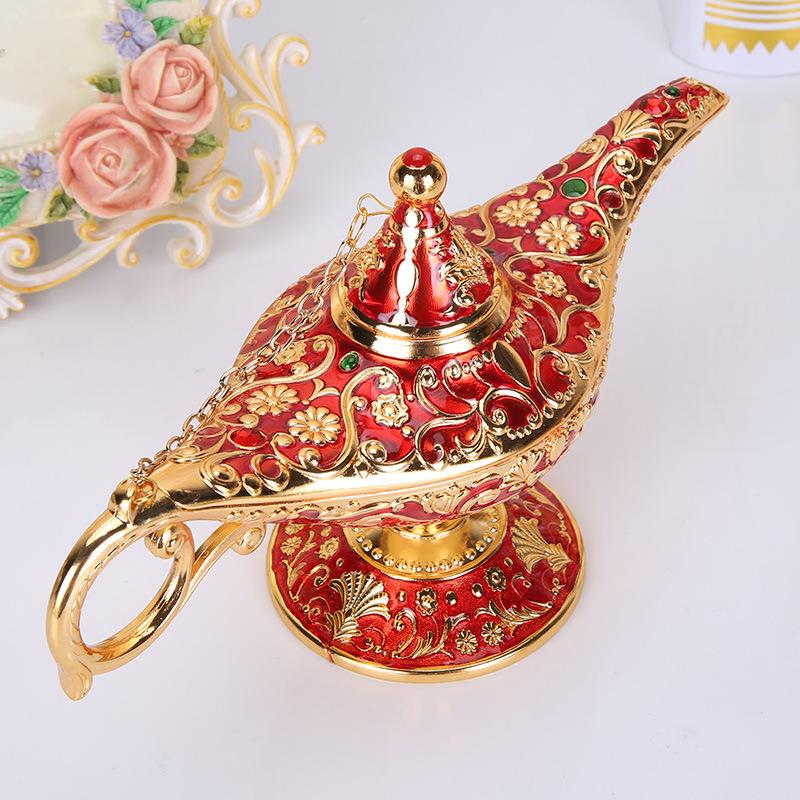 Large Size Aladdin Magic Lamp  - Home Decor Za reseña y precio