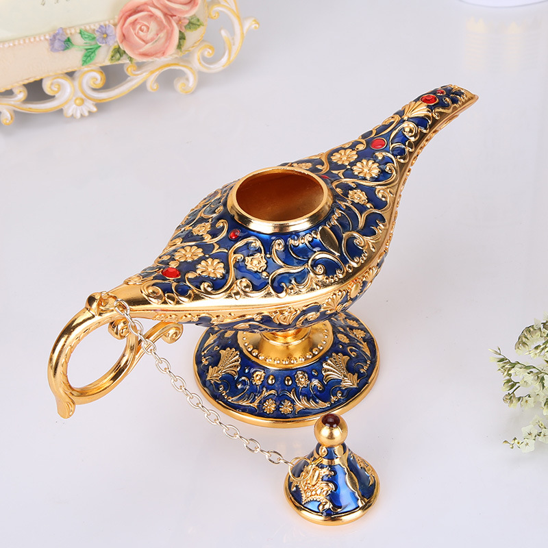 Large Size Aladdin Magic Lamp  - Home Decor Za reseña y precio