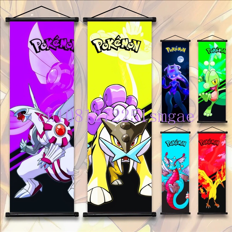 Pokémon Anime HD Scroll Painti - Canvas Painting reseña y precio