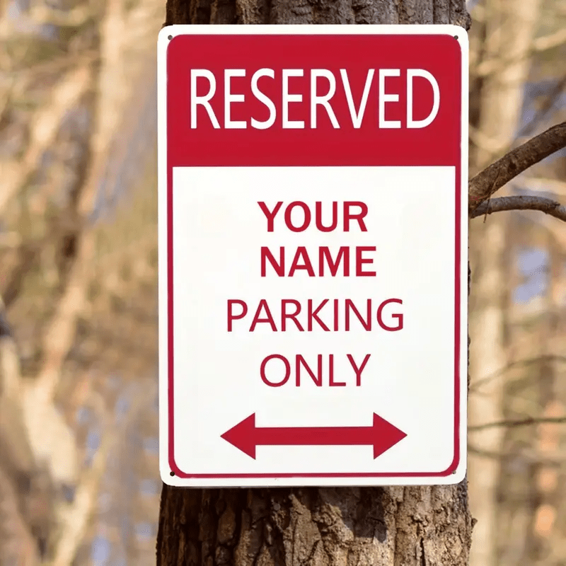 Personalized Reserved Parking  - Home Decor Vintage reseña y precio