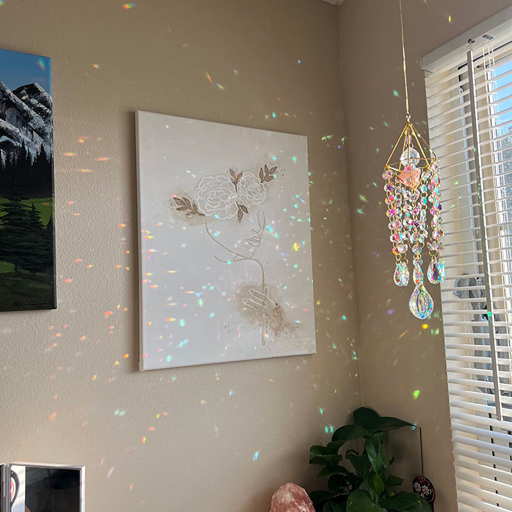 50CM Crystal Suncatcher Hangin - Crystal Sun Catcher reseña y precio