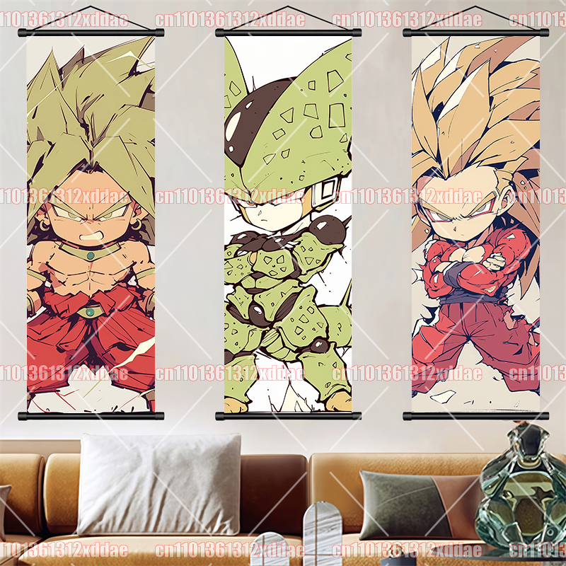Dragon Ball Anime Scroll Paint - Canvas Painting reseña y precio