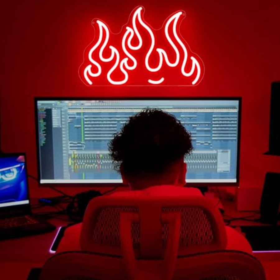 Neon Sign LED Wall Light for G - Home Decor Games Free reseña y precio