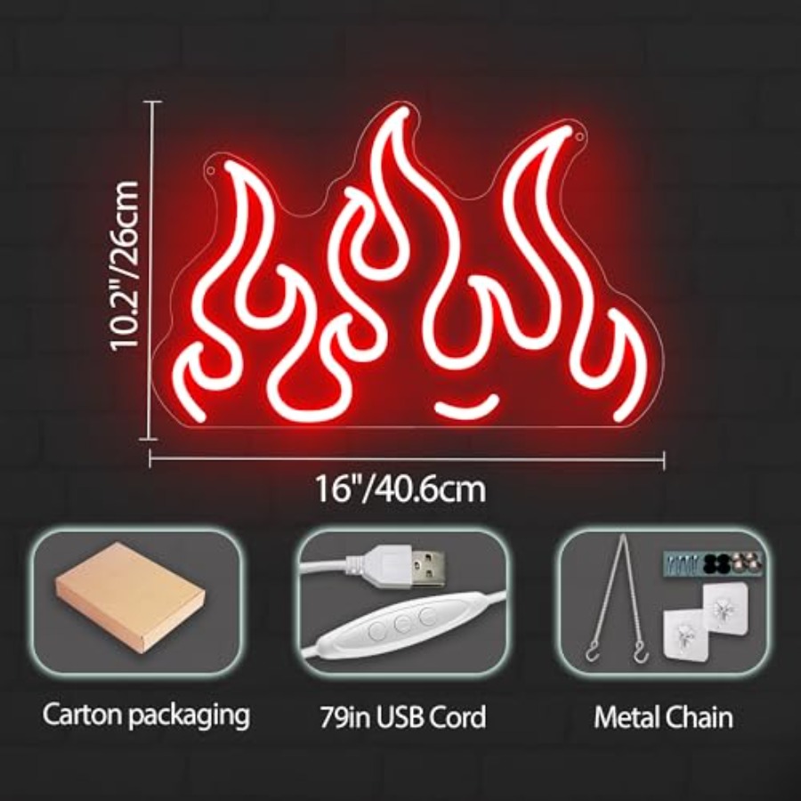 Neon Sign LED Wall Light for G - Home Decor Games Free reseña y precio