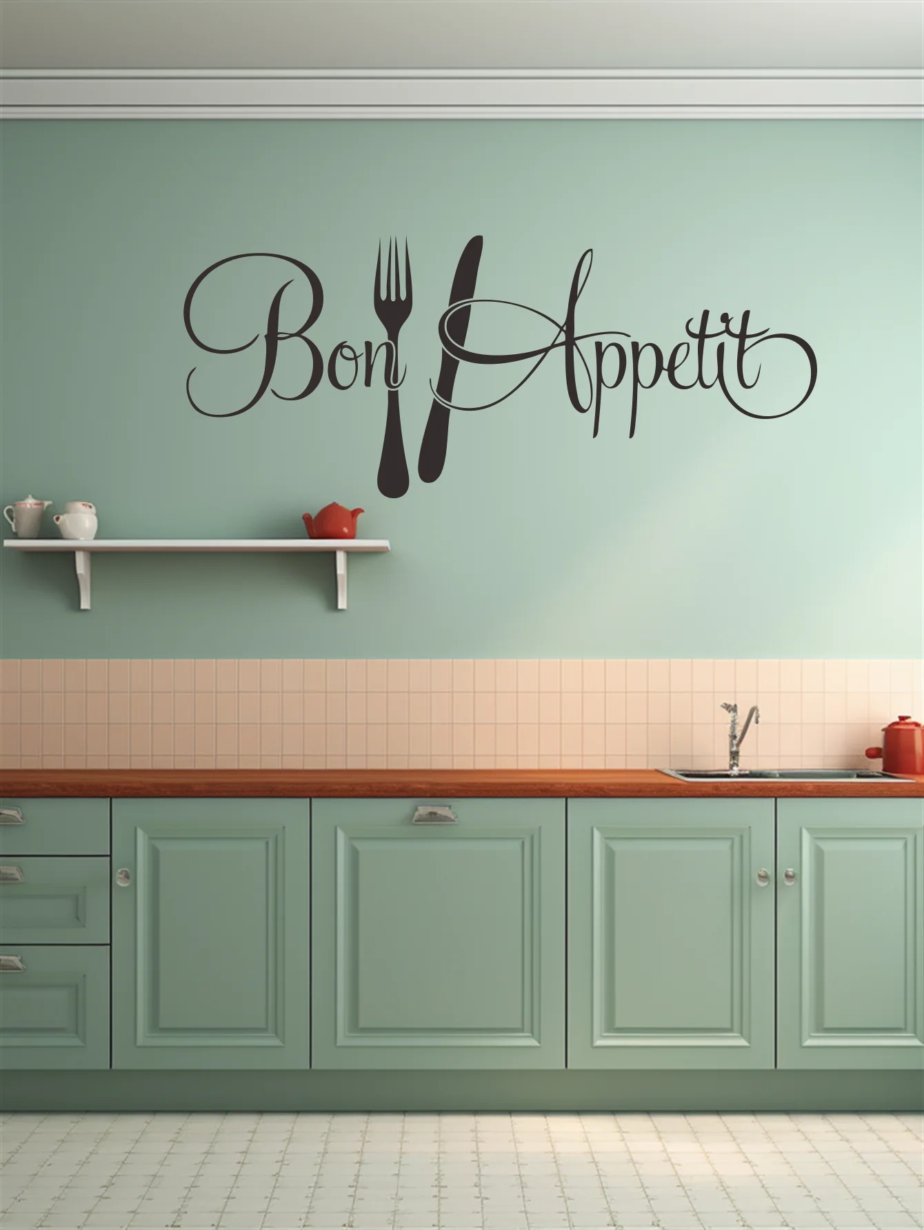 1 pc Bon Appétit with Fork and - Home Decor App reseña y precio