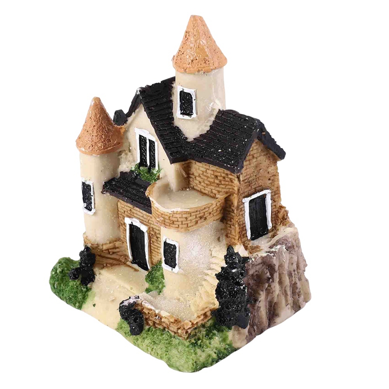 Cute Mini Resin House Miniatur - Home Decor Garden reseña y precio