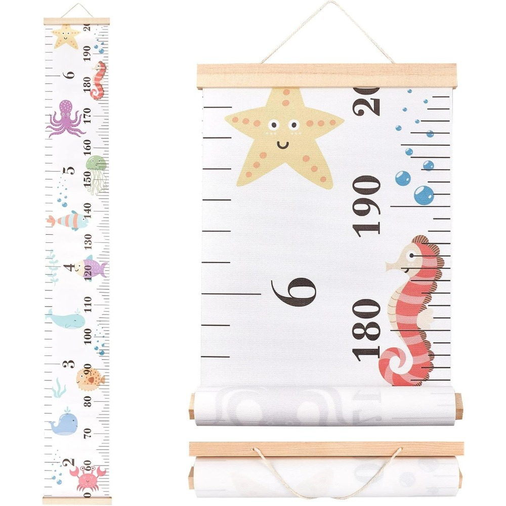 Sea Animals Growth Chart Fabri - Home Decor Frames reseña y precio
