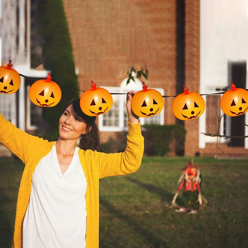 1-15Bags Halloween Pumpkin Lig - Home Decor In reseña y precio