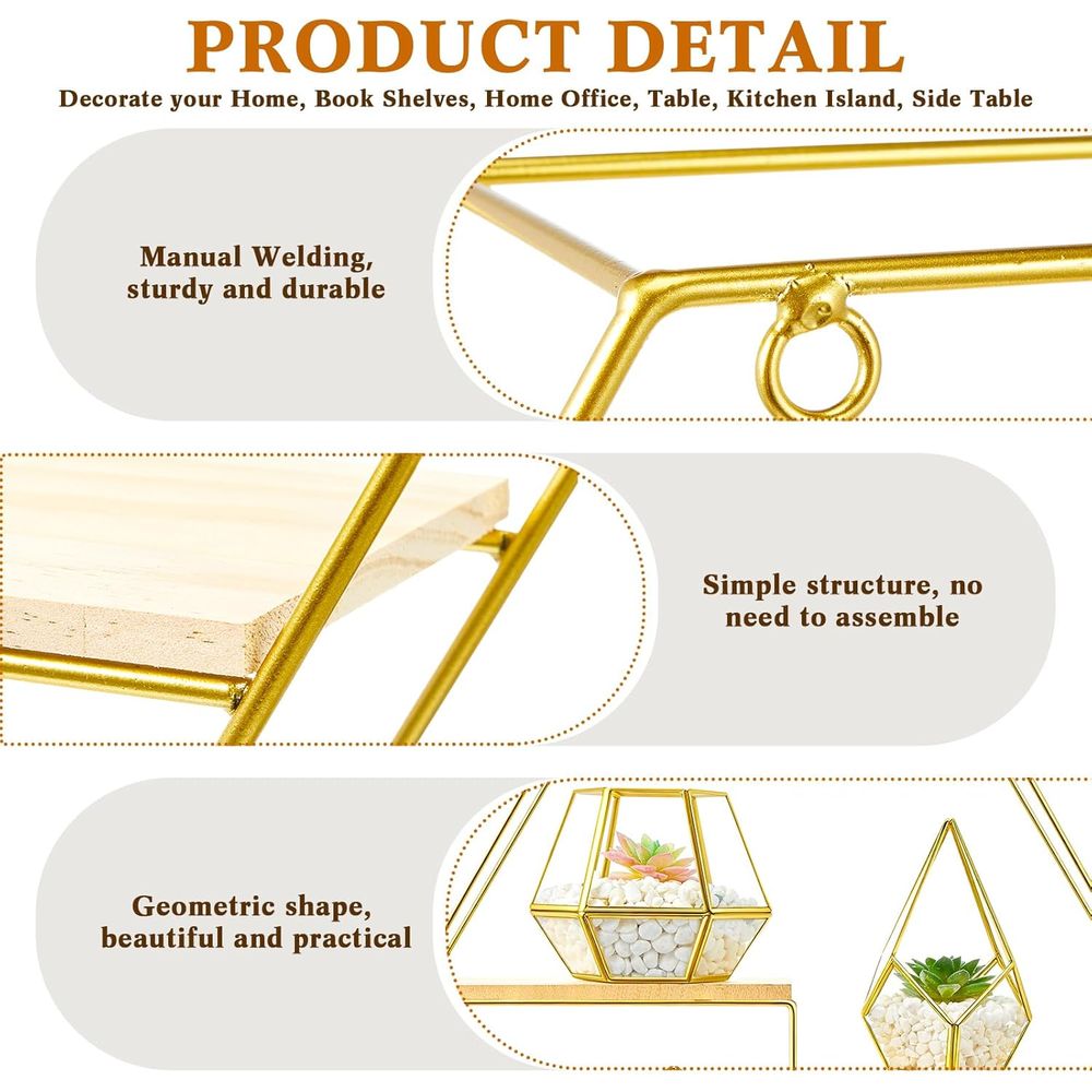 Decorative Metal Wall Shelves  - Floating Shelves reseña y precio