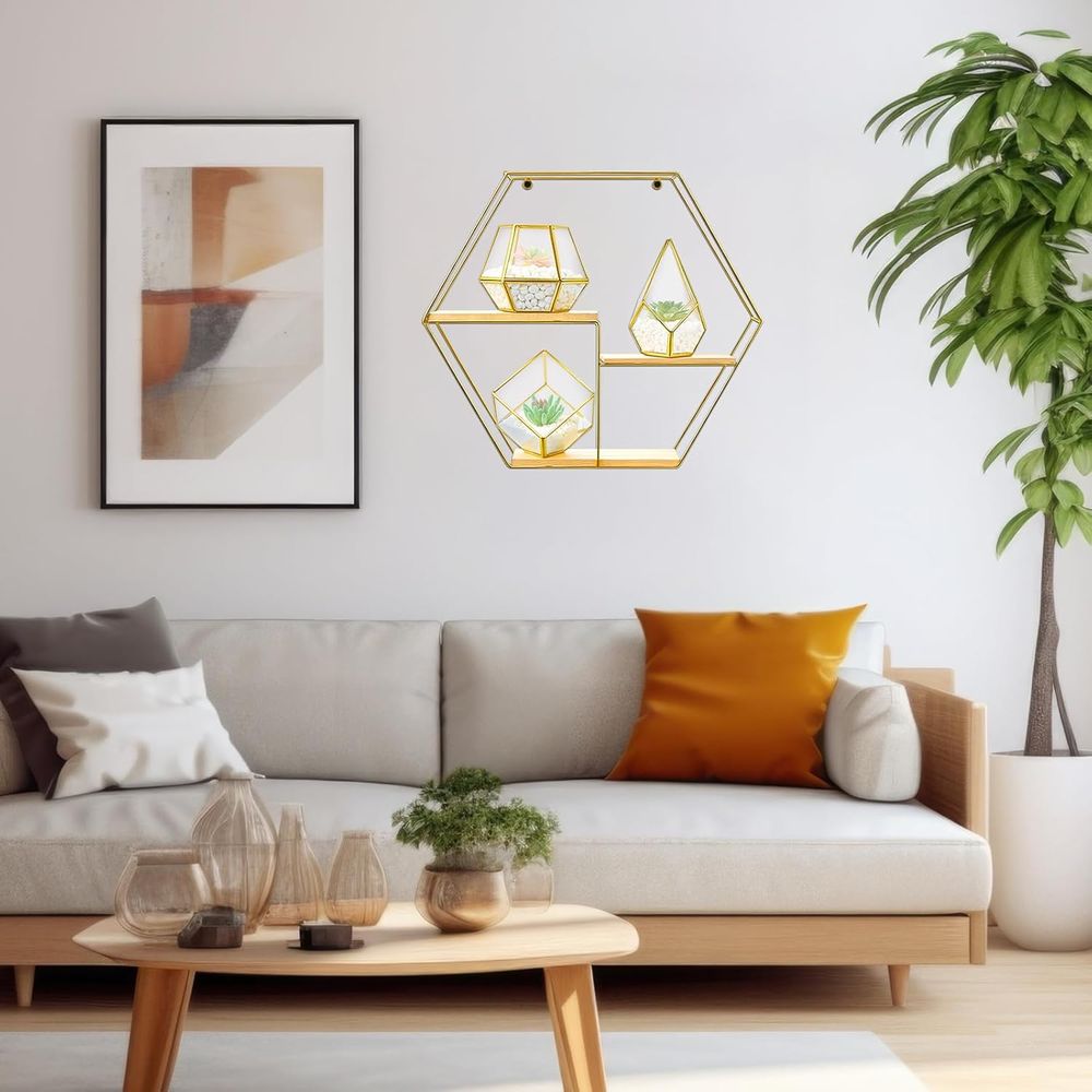 Decorative Metal Wall Shelves  - Floating Shelves reseña y precio