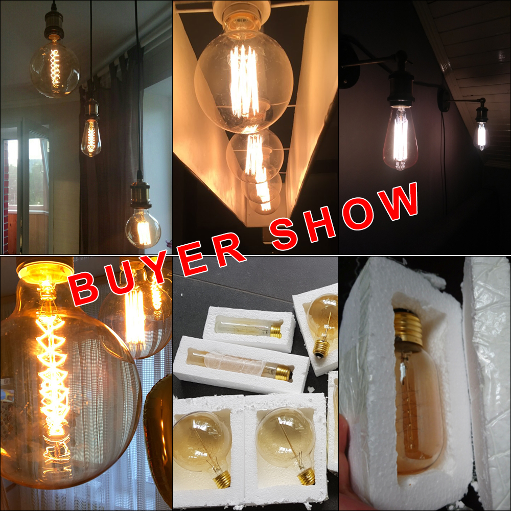 E27 Retro Edison Bulb 220V 40W - Home Decor Vintage reseña y precio