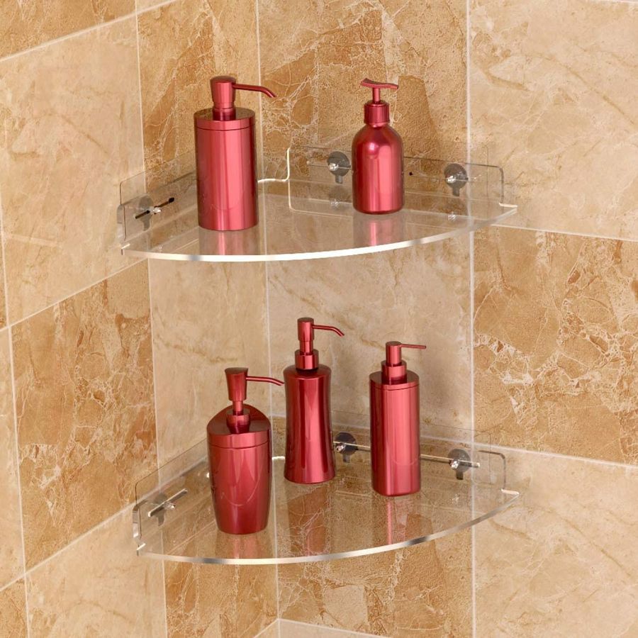 of 2 Shower Caddy Bathroom She - Floating Shelves reseña y precio