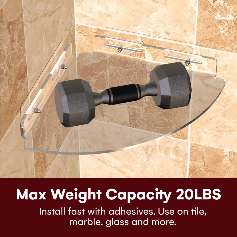 of 2 Shower Caddy Bathroom She - Floating Shelves reseña y precio