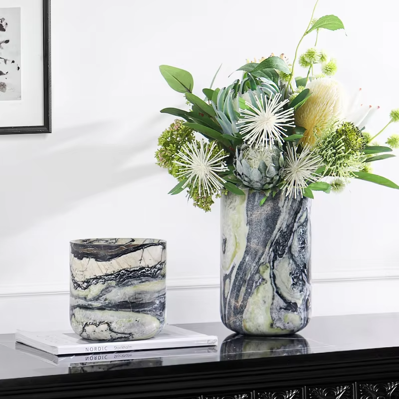 Customized Natural Marble Vase - Home Decor Vase reseña y precio