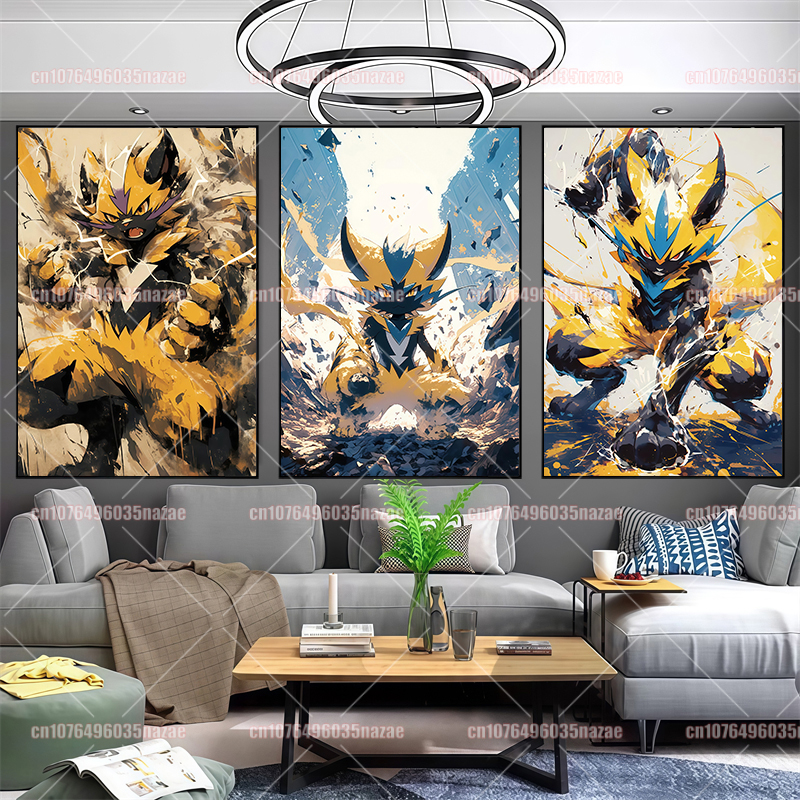 Anime Pokemon Canvas Painting  - Canvas Painting reseña y precio