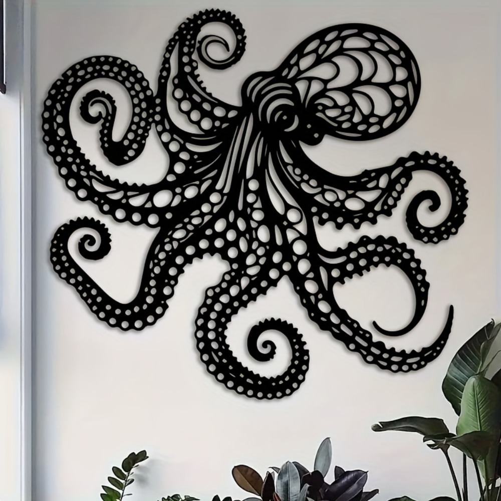 Large Metal Octopus Wall Art S - Victory Home Decor reseña y precio