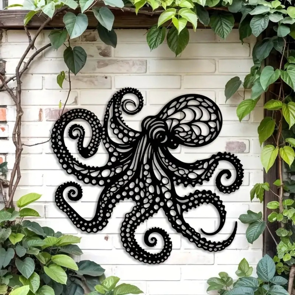 Large Metal Octopus Wall Art S - Victory Home Decor reseña y precio