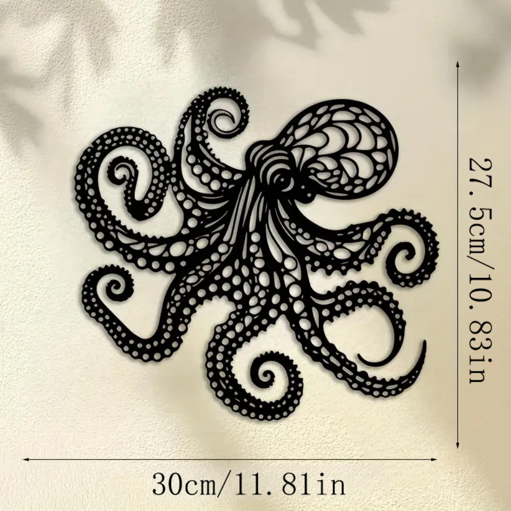 Large Metal Octopus Wall Art S - Victory Home Decor reseña y precio