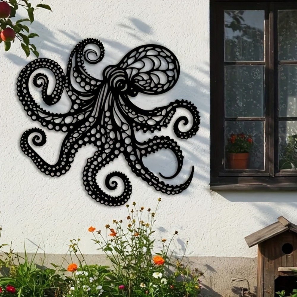 Large Metal Octopus Wall Art S - Victory Home Decor reseña y precio