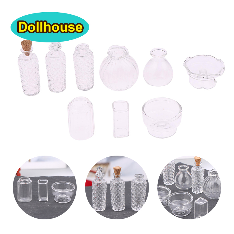 1:12 Dollhouse Miniature Glass - Home Decor Vase reseña y precio